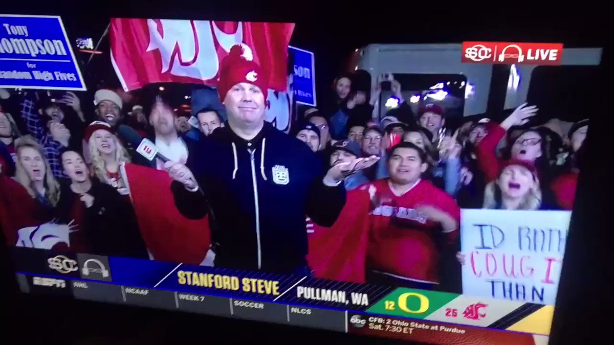 It’s #NationalHighFiveDay. You KNOW I’m a fan of this holiday....and of @StanfordSteve82’s #tbt #GoCougs