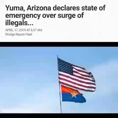 AZ DECLARES STATE OF EMERGENCY- Illegal IMMIGRATION Places a Constant Burden on Our Govt and ALL of US $$$$$ @WestJournalism
@parscale @realDonaldTrump @GOP #FridayMorning #SaturdayMorning #SundayThoughts #NoCollusionNoObstruction @USANEWS007