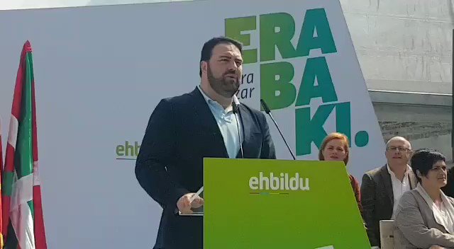 @JonInarritu: "si de nuestro voto depende las tres derechonas trogloditas no gobernarán".
@ehbildu #ParaAvanzar #Aurrera #AgurTrifachito #28A #Elecciones