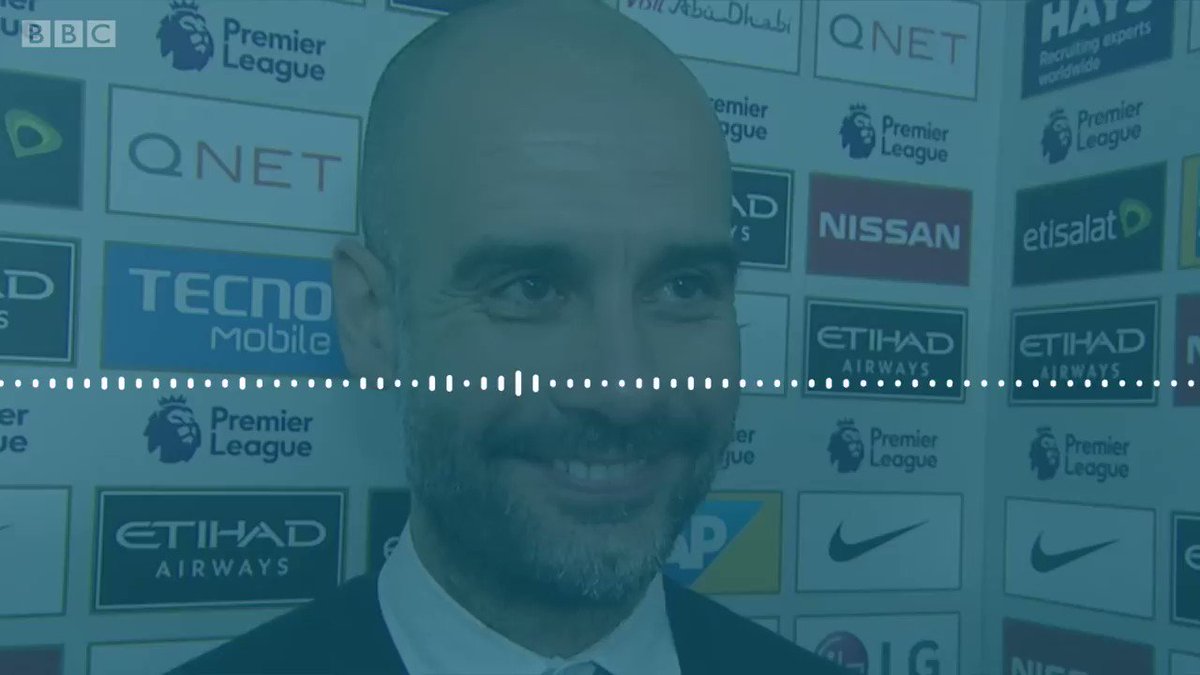 "The most incredible performance"
Pep Guardiola was very happy with the reaction from his #ManCity side after the disappointment of Wednesday.