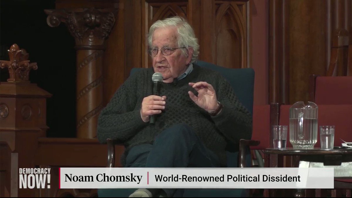 📽⚠️#FreeAssange “Recordarán cuando el gobierno fascista de Mussolini encarceló a Antonio Gramsci. El fiscal dijo: ‘Tenemos que silenciar esta voz durante 20 años’. Bueno, eso mismo está ocurriendo con #Assange y con #Lula” - #Chomsky, 11 de abril 2019