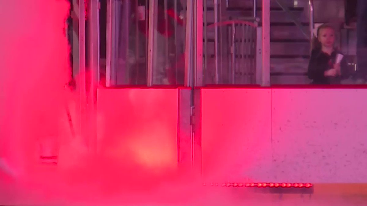 (WATCH) - Birmingham Bulls advance to SPHL championship round with 6-4 win over Roanoke... Bulls win best-of-three series 2-1 #birmingham #bulls #sphl #hockey #wvtm13