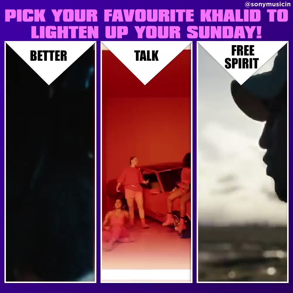 What’s your favourite song from #FreeSpirit? 💙💛 @thegreatkhalid #SundayChill
.
.
.
#khalid #nmf #sunday #sundayfunday #sundayvibes #love #vibes #mood #goals #weekend #weekendvibes #fun #newmusic #music #pop #better #talk