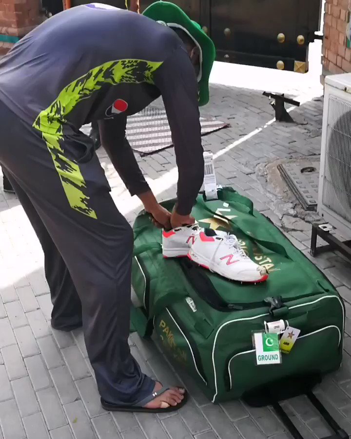 Mohammad Amir gave his bowling spikes to one of his fans today after practice match at NCA, good gesture by him.