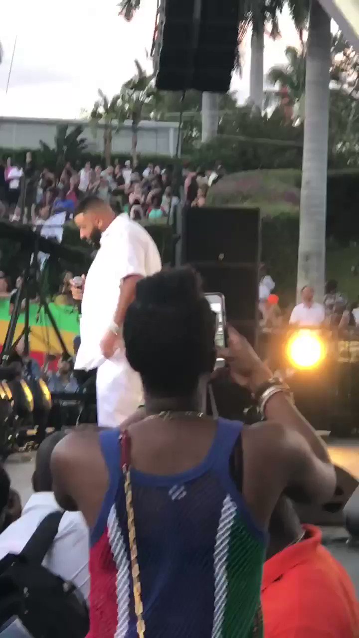 DJ Khalid popped up happy birthday Stephen Marley 