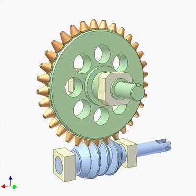 Globoid Worm and Pin Gear