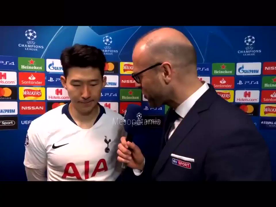MV on Twitter: "Heung Min Son can speak really good german Wow. (Have