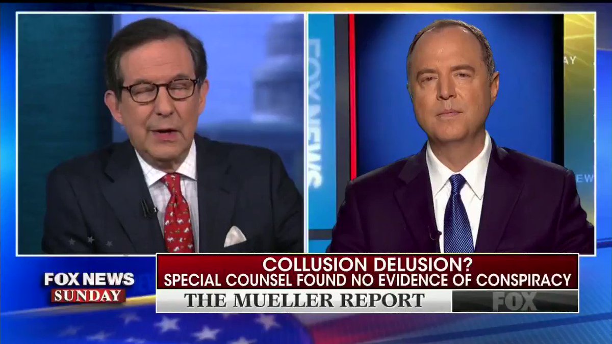I went on Fox News Sunday because I want to make sure every American hears the facts:
While Mueller did not charge the president with criminal conspiracy, he did find evidence of collusion.
He found ample evidence of obstruction, but left it to Congress to pursue.
And we will.