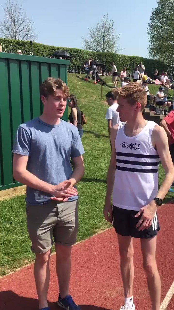 Quick interview with @TomBosworth today at the Tonbridge open meet. Great to see pros supporting grass roots sport. Thread to follow #Athletics #racewalking