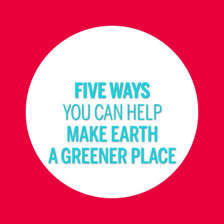 Does #EarthDay have you inspired to make a difference? Not sure where to start? Make our planet a greener place by following these five simple tips. 🌿🌎