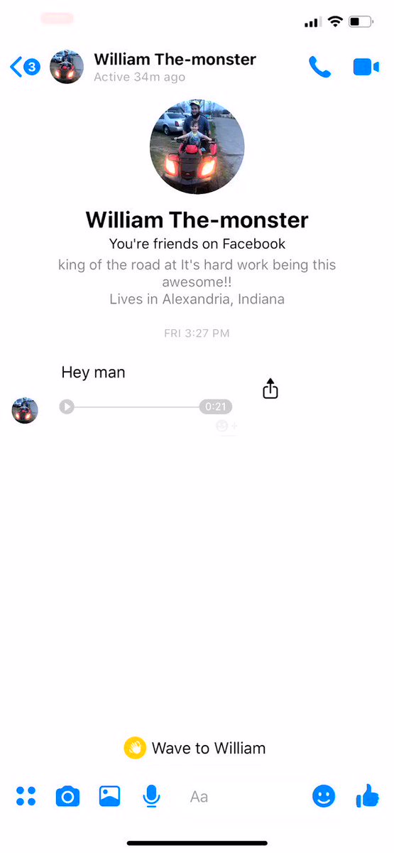 I got a friend request on FB from a guy I worked with 4 years ago so i was like yeah I’ll accept it. Next thing you know he sends me this lmao