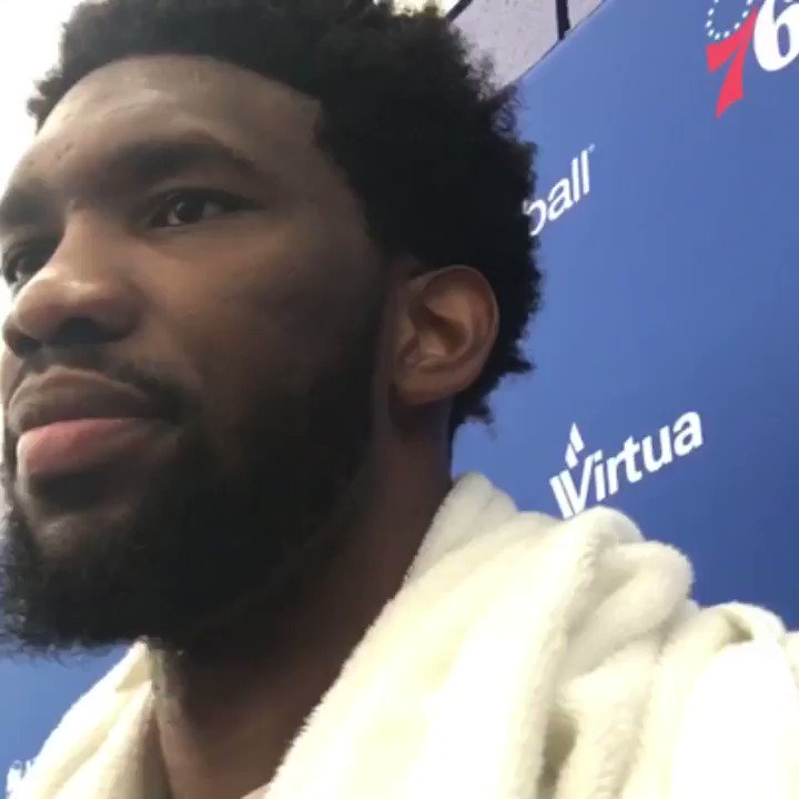 “When we understand each other, it goes a long way, especially on the court. Jimmy and I, we’ve gotten really close, so it doesn’t surprise me that he had my back, and he would do that for anybody on the team.”
#Sixers Joel Embiid on Jimmy Butler
#NBAPlayoffs