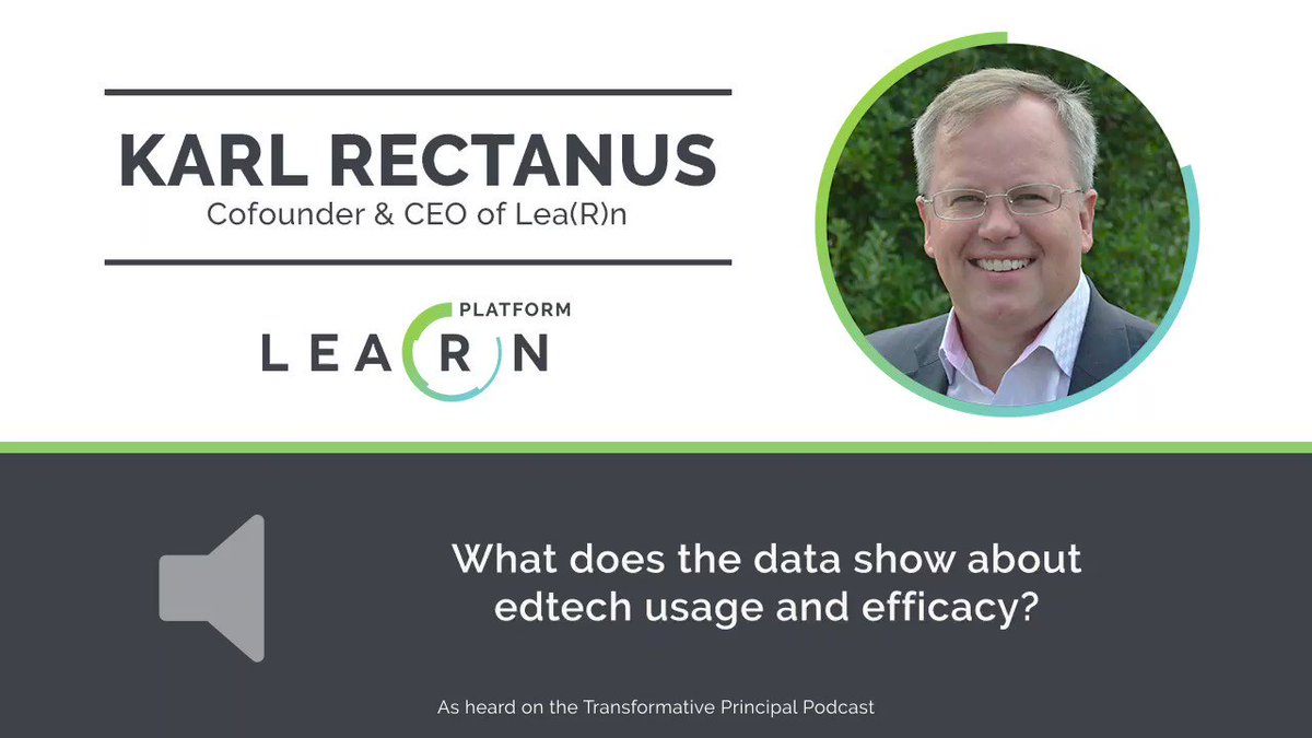 "Almost every school in the country is paying for something and *not* using it."
Hear what else the data shows about #edtech usage and efficacy.
https://learnplatform.com/