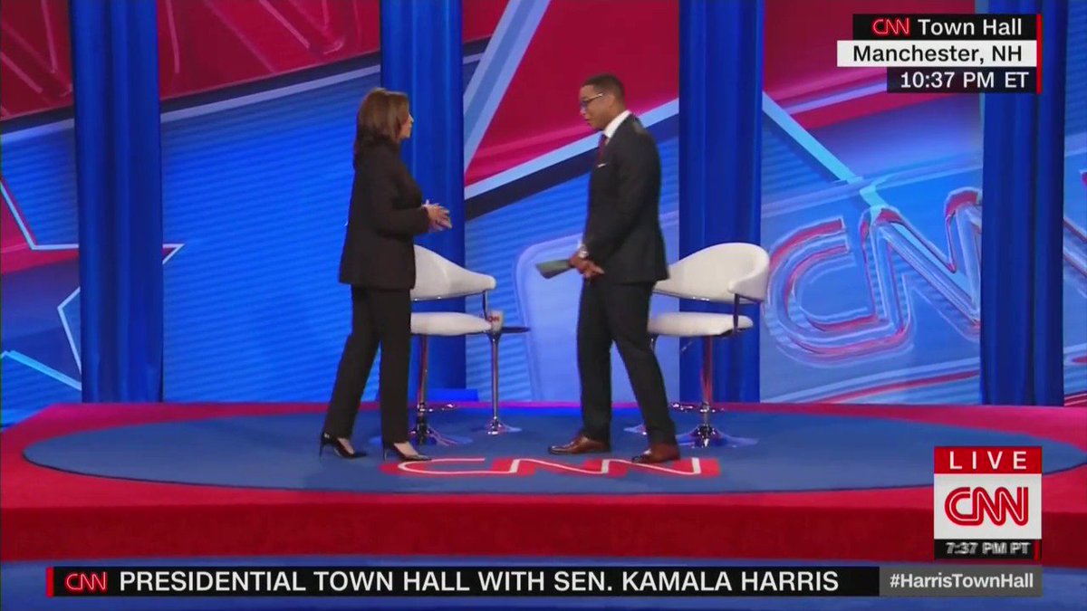 Democrat Kamala Harris refuses to rule out letting convicted terrorists vote in U.S. elections while they are in prison.
Even CNN's Don Lemon seems shocked by Harris' remarks.