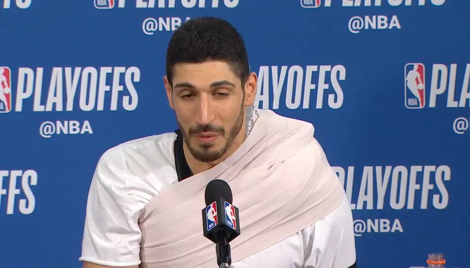 Enes Kanter thanked the Knicks for waiving him because now he's in the second round π
(via @BenGolliver)