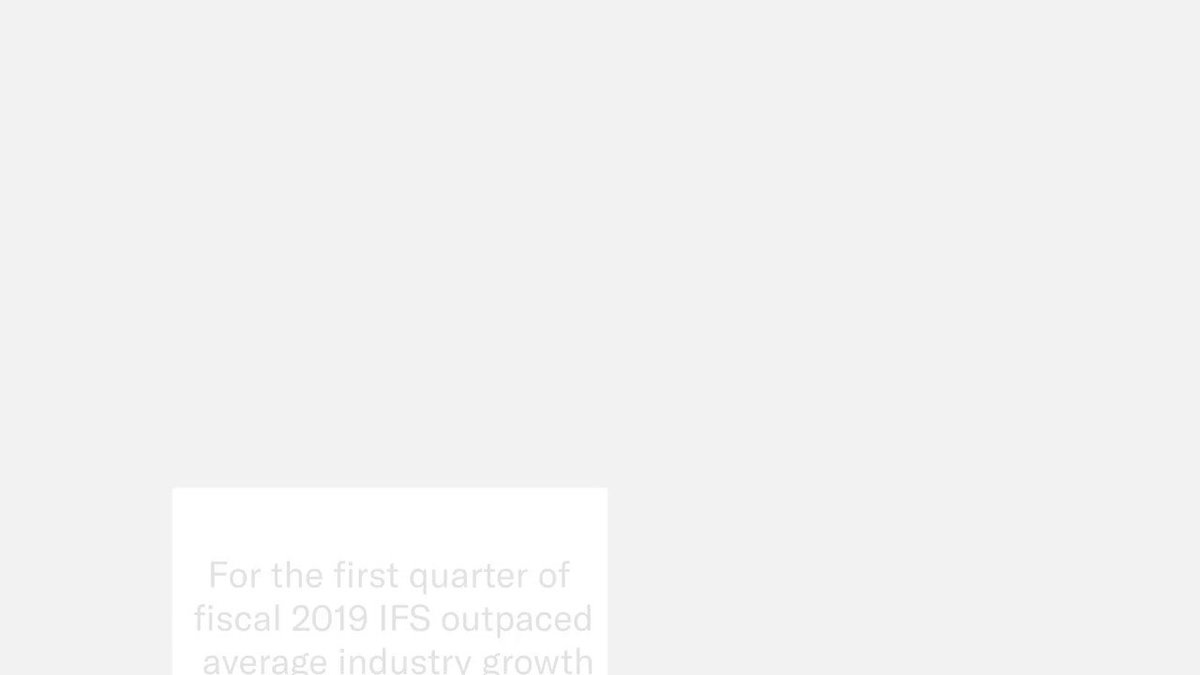 Breaking: Outstanding performance continues as @IFSworld reports 67% increase in license revenue and 69% adjusted EBITDA growth ➡️ http://ifs.biz/96j