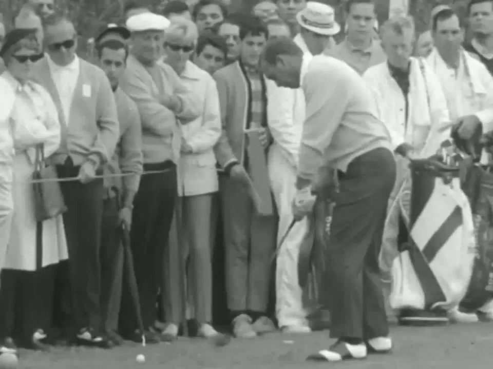 GOLFTV (@GOLFTV) on Twitter photo 2019-12-01 09:13:30 Arnie with the walk-twirl combo ๐ Arnie with the walk-twirl combo ๐