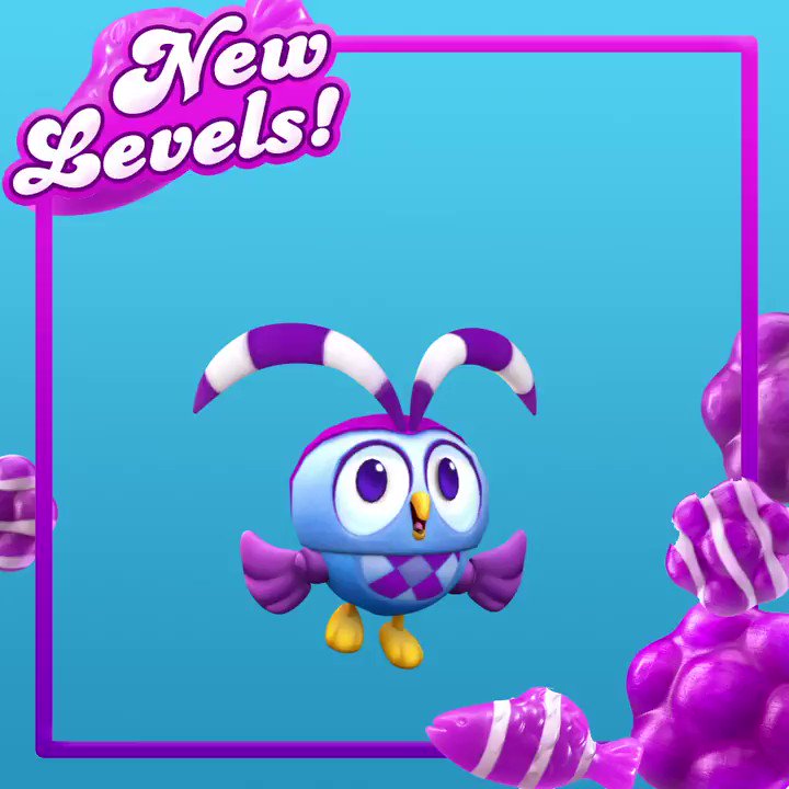 Candy Crush Friends Odus The Owl Is Here To Let You Know That New Levels Are Out Now Which Level Are You On Right Now Reply And Let