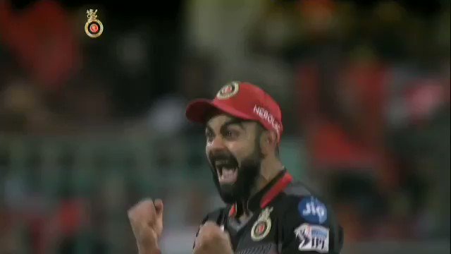 When victory was in sight and the wickets were tumbling, you get these reactions from the @RCBTweets skipper 🔥
#RCBvKXIP
