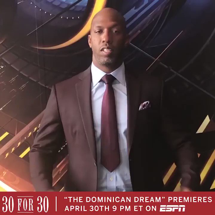 Felipe Lopez is one of the toughest opponents I played against growing up. I'm honored to be a part of this @30for30 "The Dominican Dream."