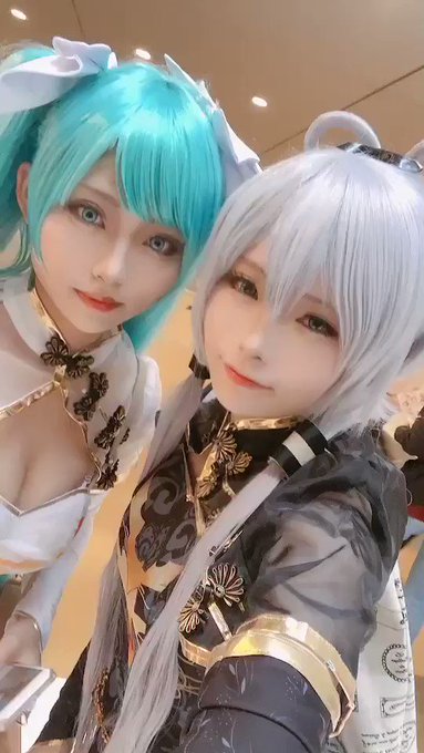 Twitterのコスプレ動画1