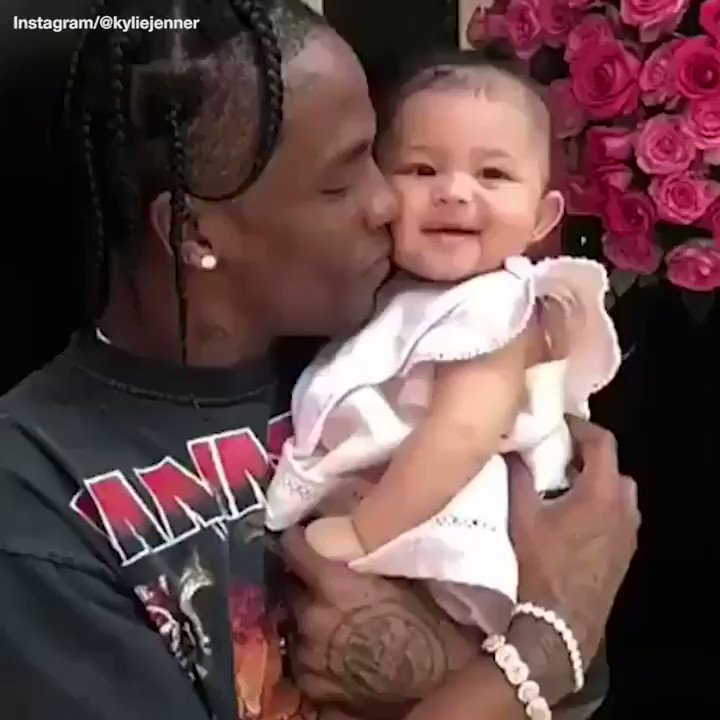 Happy Birthday Travis Scott He has the sweetest bond with his and Kylie Jenner\s daughter, Stormi  