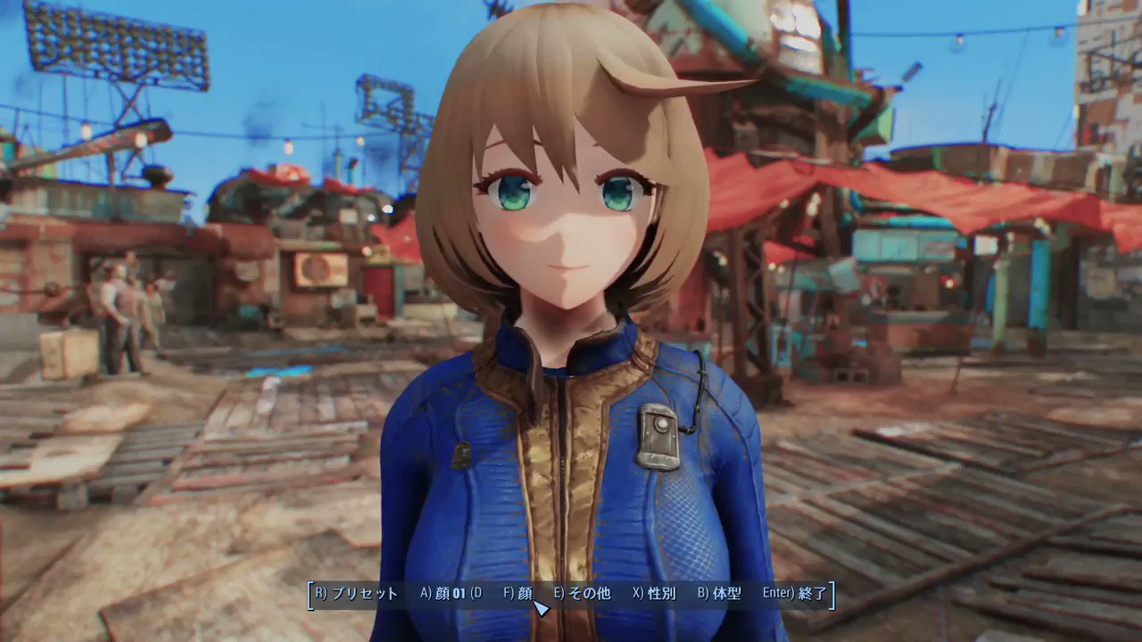 Fallout4】AnimeRace Nanakochan 1.5の使用所感とSS撮影