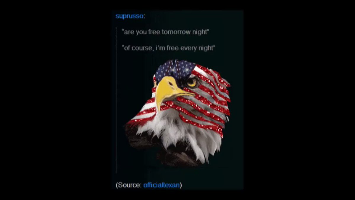🦅🦅⭐️JD's #VETS WAR BIRD⭐️🦅🦅
DM RIDE @JDHardin1 🦅
@lady2_shoes 🇺🇸
@BlueToryVoter ⭐️
@TaniaBurgessTX 🦅
@debit_mullins 🇺🇸
@DrunkenScuba1🦅
@sandylaye ⭐️
@RLTW797 🇺🇸
@Briangriffin222🦅
@PatriotUSA63 ⭐️
@PatPer1776🇺🇸
@BPNevada 🦅
@BertRite ⭐️
@BillH1059 🇺🇸
#COV
