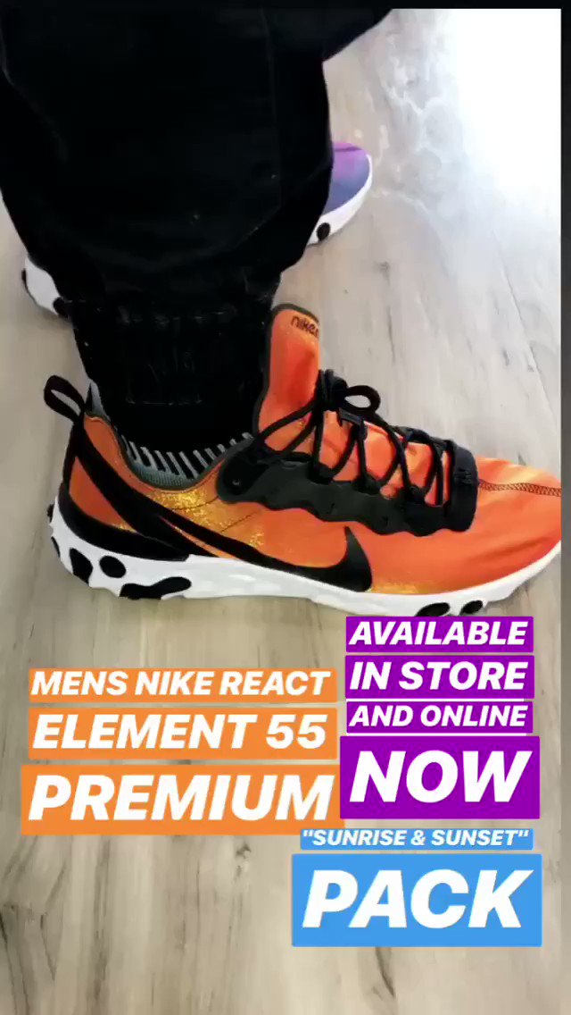 nike react element 55 premium sunset