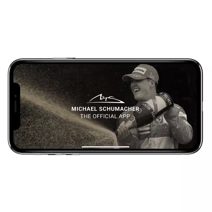 Schumacher. The Official App. Now with many more features and Michael‘s helmets in augmented reality for you to share! Update available in the App Store from today. #SchumacherAPP #Michael50 #TeamMichael