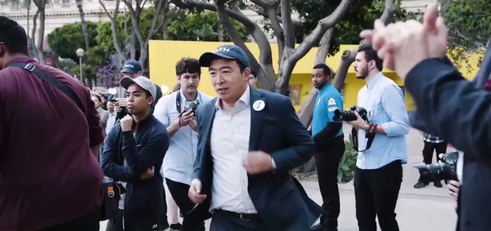 Our Humanity First rallies are a phenomenon. And we are having our BIGGEST RALLY YET on May 14th in New York City right in Washington Square Park at 6:00 p.m.
Thousands will be there - join us for an epic rally for the future. RSVP NOW. #YangGang https://www.eventbrite.com/e/andrew-yang-in-new-york-city-tickets-60545100024 …