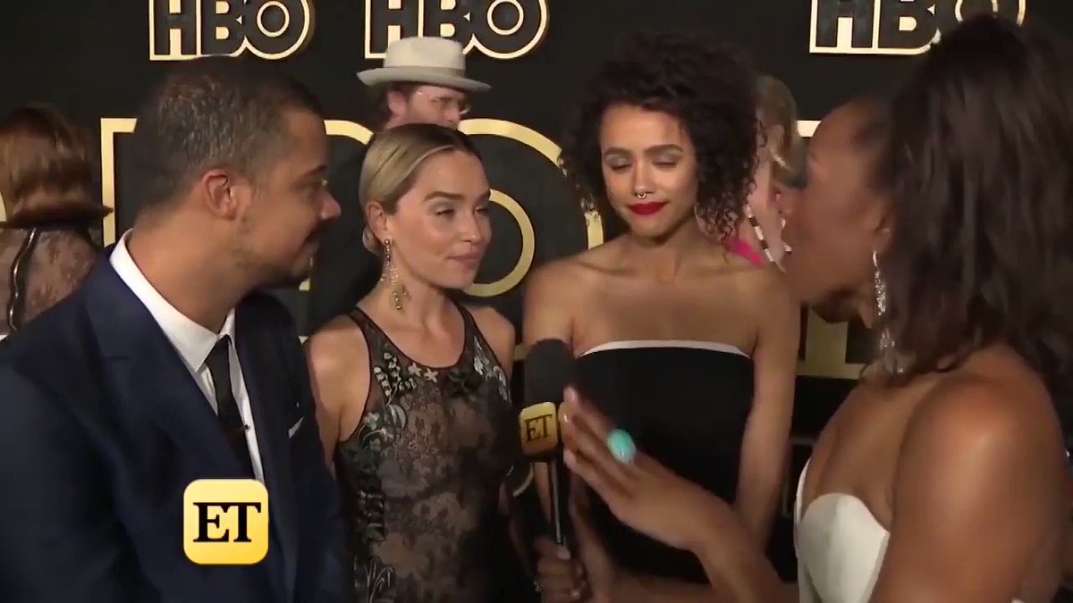 agr entendi a reação da emilia qdo foi perguntada sobre final da temp #gameofthrones