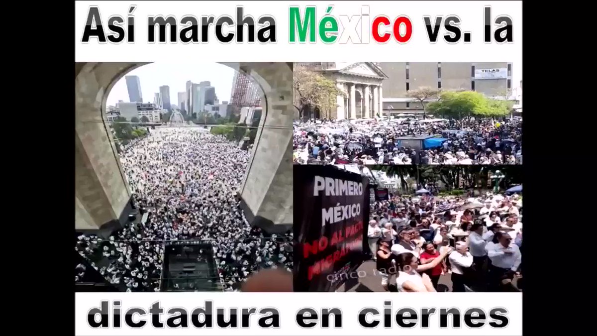 La satisfacción del trabajo bien hecho#MarchaContraAmlo #Marcha5DeMayo Por favor compártelo... Todo Mexico unido!