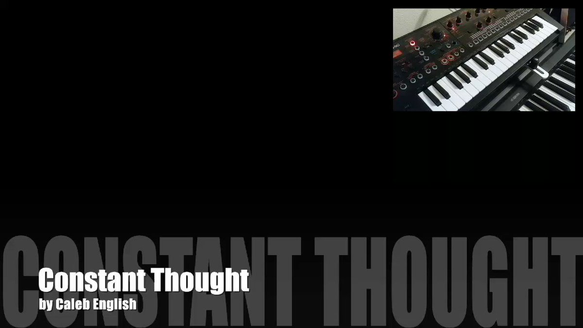 My first #videocollage using my #roland #jdxi #synthesizer #keyboard
Constant Thought by Caleb English