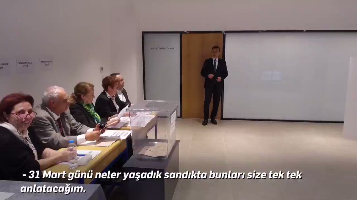 31 Mart günü sandıkta neler yaşandığını sizlere tek tek anlattım. Siz de eşinizle, dostunuzla, komşunuzla, haksızlığa uğramış 16 Milyon İstanbullu hemşehrimle lütfen paylaşın. Paylaşın ki bilsinler; bu kez oylarını demokrasi ve adalet için de versinler. #HerŞeyÇokGüzelOlacak