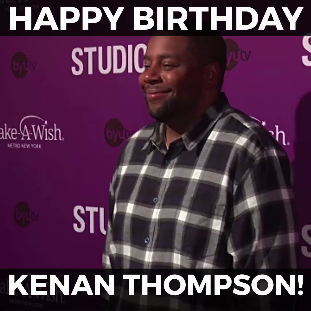 Happy Birthday, Kenan Thompson!  