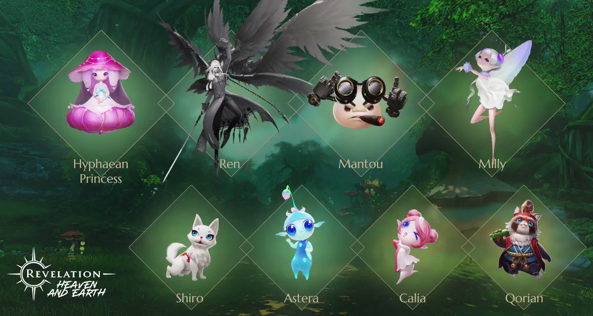 Revelation Online On Twitter Introducing The Rest Of The Battle Companions Available In Heaven And Earth They Even Gain A New Skin When You Awaken Them Cool Right Revelationonline Mmorpg Heavenandearth