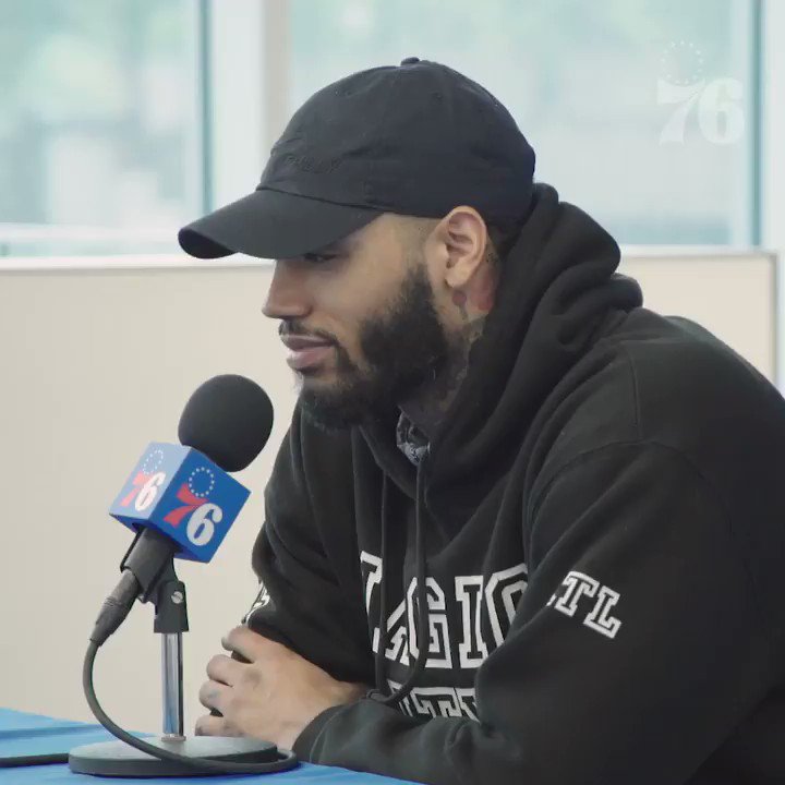 “I could relate to them––the toughness. I love the Philly fans. I love the Mike Scott Hive.”
@mikescott shows his love for Philly.