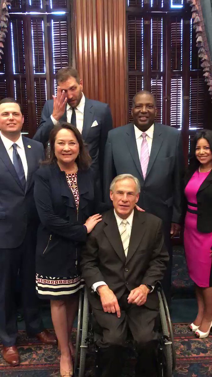 Greg Abbott's photo on The NBA