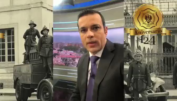 De corazón @JuanDiegoAlvira saluda a nuestros @BomberosBogota en los #124AñosBomberosBogotá reconociendo la labor heroica que realizan día a día