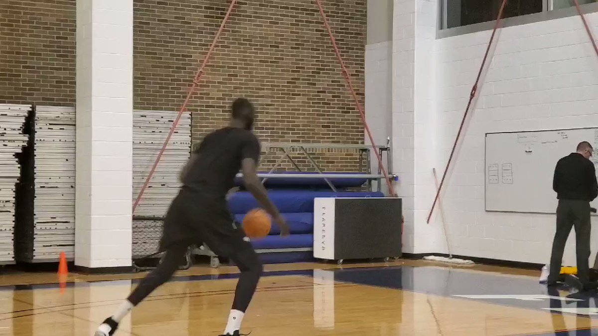 UCF's Tacko Fall official measurements at the NBA Combine: 7'5 1/4 without shoes, 7'7 with shoes, 289 pounds, 8'2 1/4 wingspan, 10'2 1/2 standing reach, 6.8% body fat. Tacko just broke every figure in our database for height, wingspan and reach, dating back to the 80s. š³š²