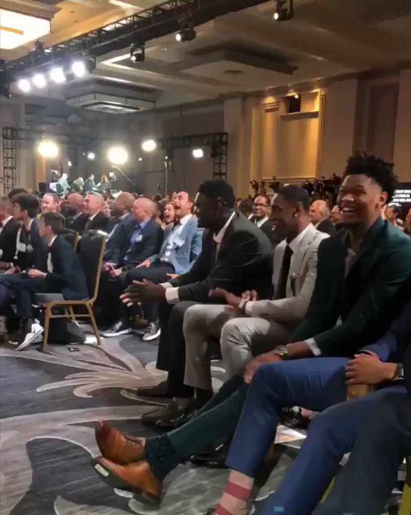 Here's Zion's reaction when the Pelicans won the No. 1 pick 🎥