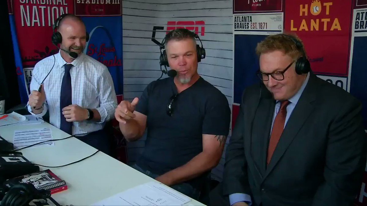 The glare DURING an at bat by @RealCJ10 to @BoogSciambi back in the day ๐