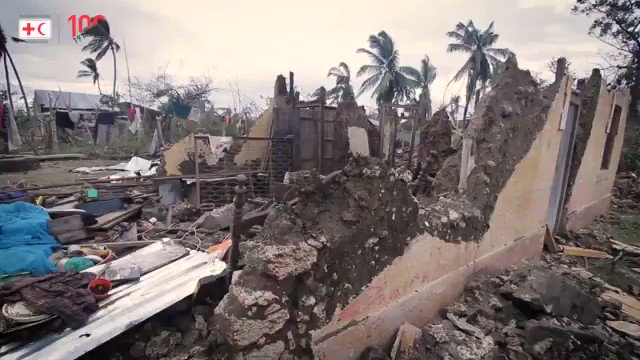 #Mozambique has been hit by two major cyclones.
Red Cross teams have been supporting the affected communities, to help people get back home and rebuild their lives. #CycloneKenneth #CycloneIdai