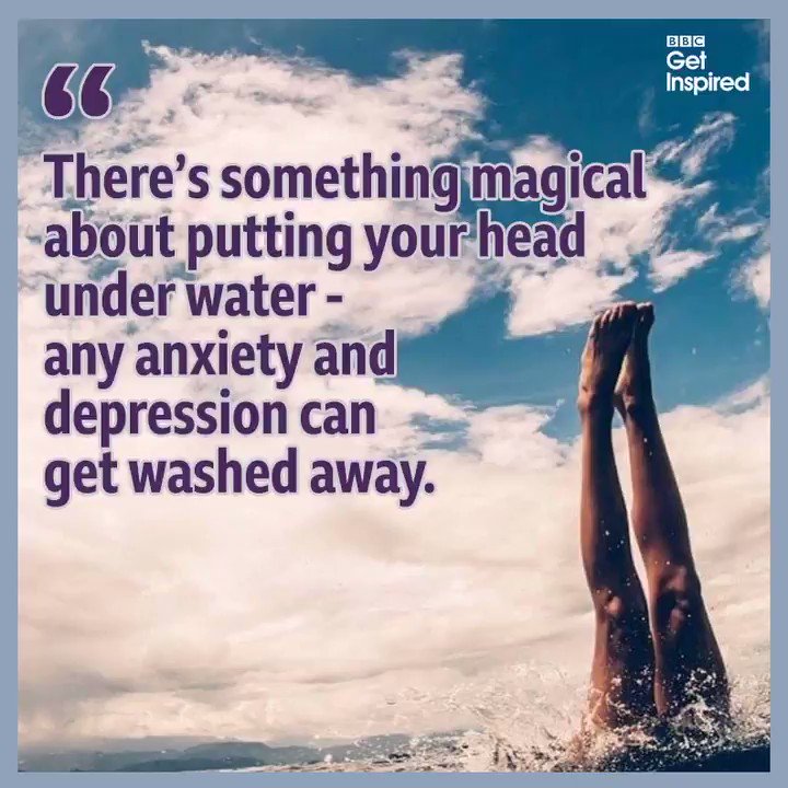 "It's not about being good at it, it's about just getting in the water, that's what is really healing." @InspireSirensJessica Cox was facing dark times before the sea 'saved' her. More http://bbc.in/2PBIlNH #GetInspired #WaterWellbeing #MentalHealth