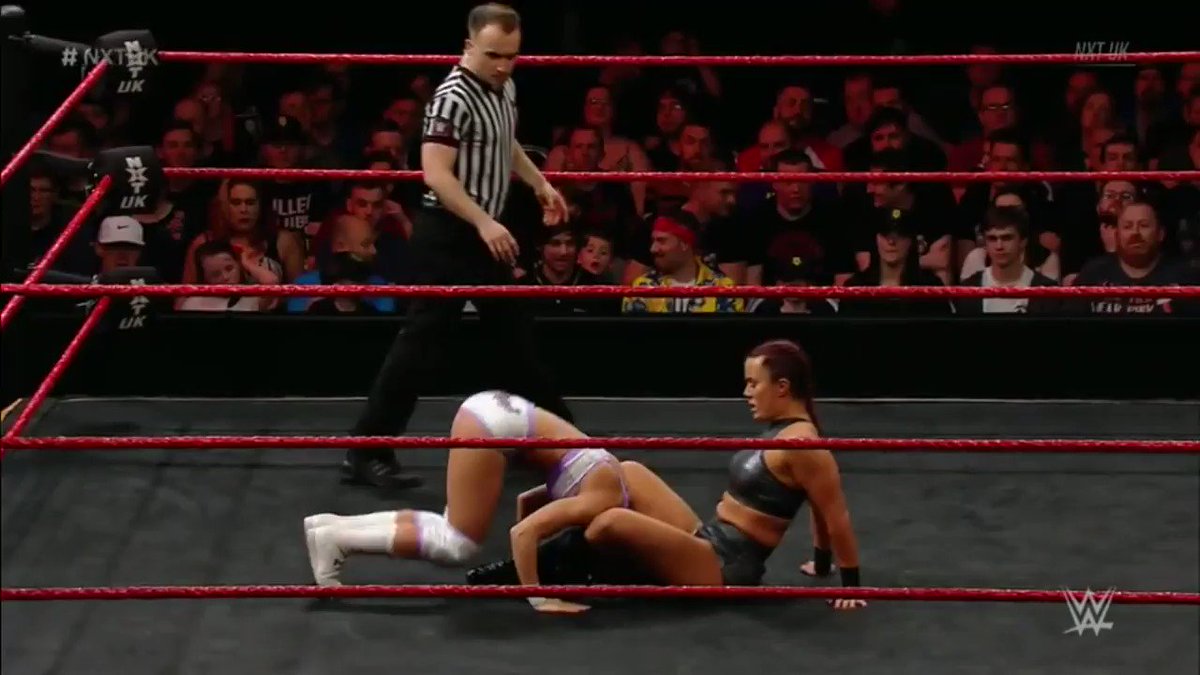 There we go! Beautiful escape, and that pose afterwards #NXTUK #FlyWithBrookside @XiaBrooksideWWE