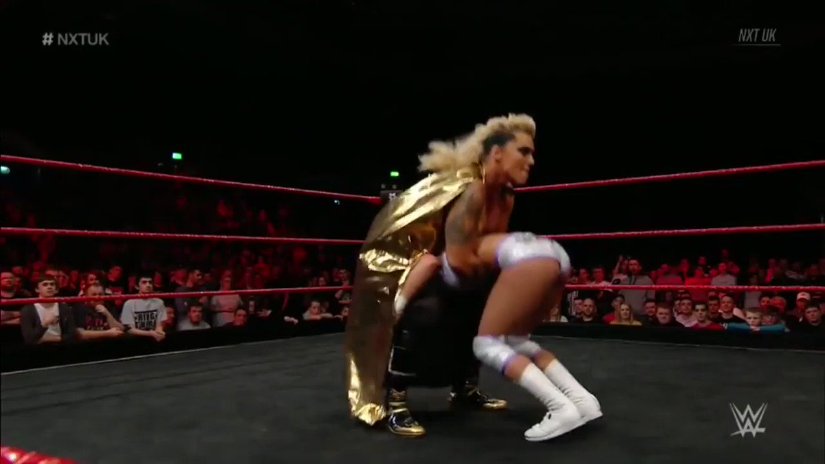 Let's just say it didn't end so well for Xia... #NXTUK #FlyWithBrookside @XiaBrooksideWWE @Jazzy_Gabert