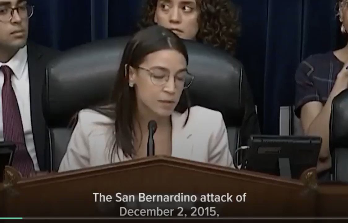 "What's being labelled as terrorism is almost exclusively coming down to the identity. And it seems as though white men invoking white supremacy and engaging in mass shootings are almost immune from being labeled domestic terrorists in their violence." -@AOC