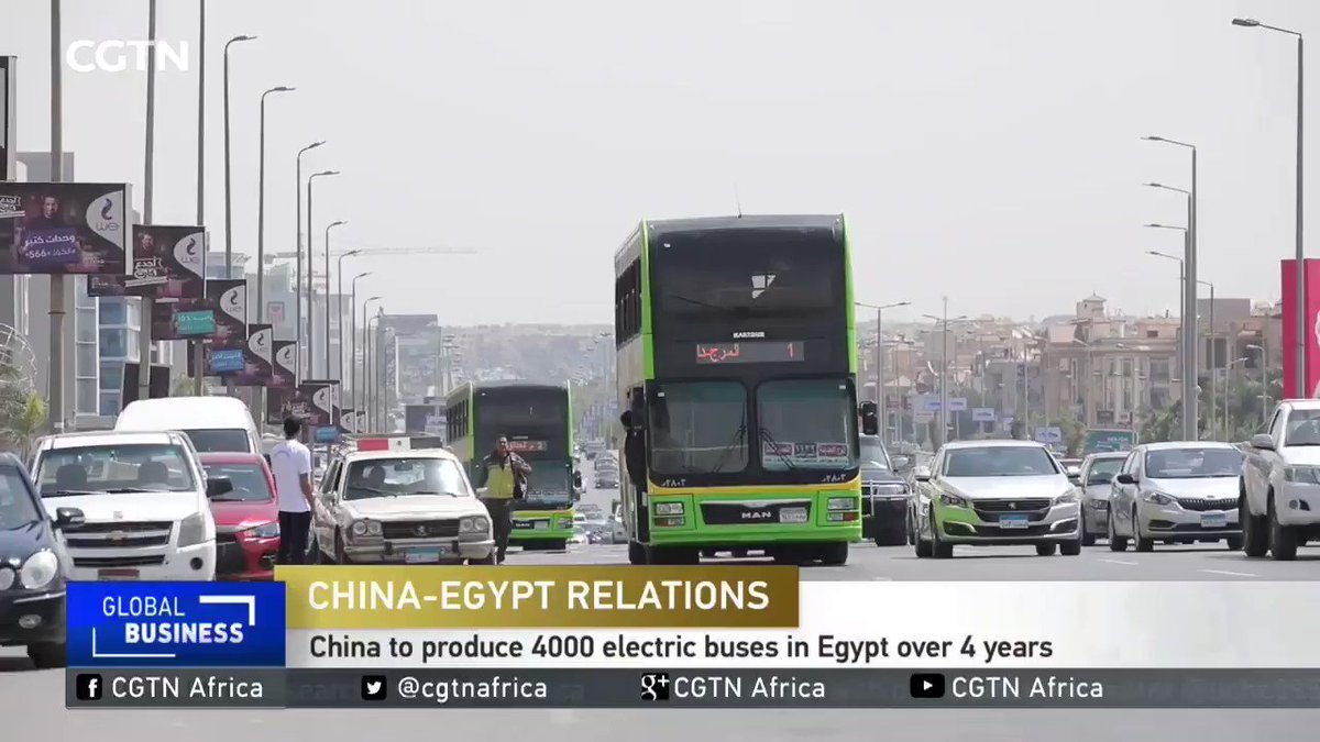 🌇 #مشاريع_مصر 🇪🇬|
بدء انتاج 4000 أتوبيس كهربائي في مصر بالتعاون مع الصين خلال الأربع سموات القادمة.
China to produce 4000 electric buses in Egypt over 4 years.