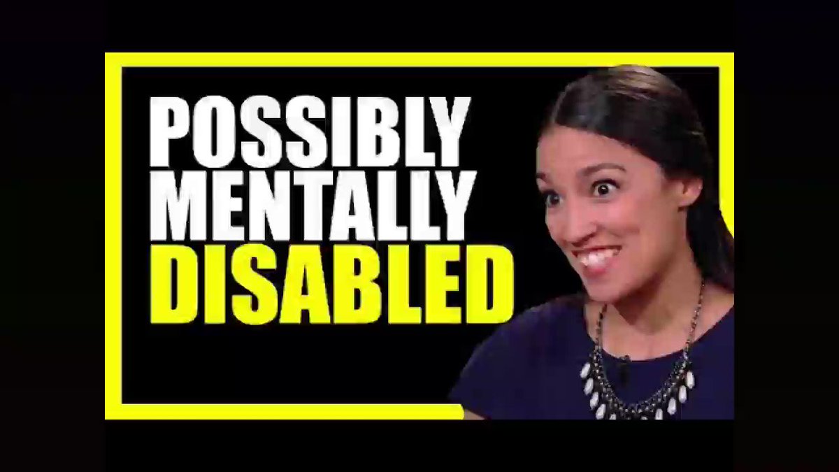 NOT SURE IF TREMENDOUSLY #STUPID OR MENTALLY DISABLED.
#NotSureIf #AlexandriaOcasioCortez #Politician #CongressWoman